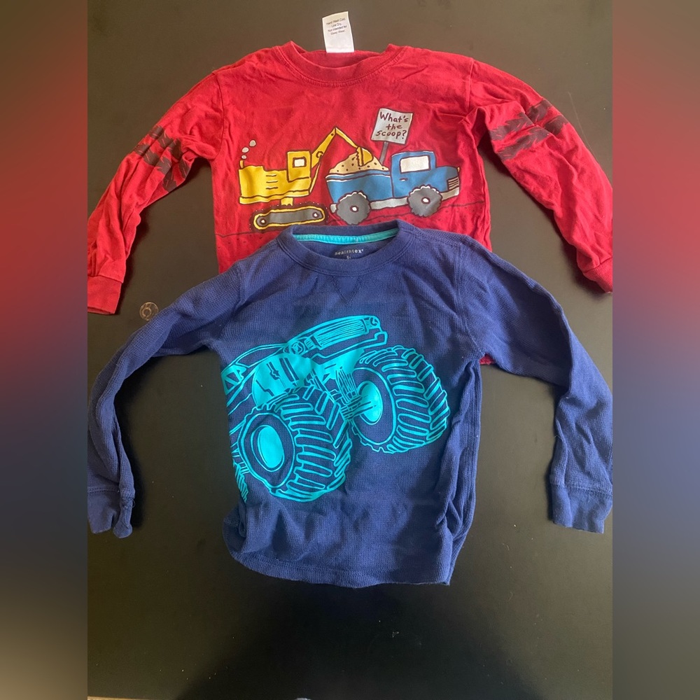 NWOT 5T Long Sleeve Truck Shirt